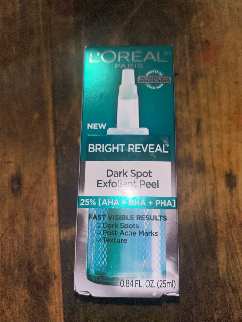 L'Oreal Paris Bright Reveal Dark Spot Exfoliant Peel, 25% AHA BHA PHA